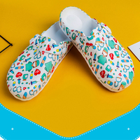 Chaussures Chirurgicales Femmes Médecins Sabots Légers en EVA Respirants à Enfiler Pantoufles Tenues d'Infirmières Soins de Santé