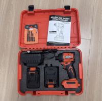 Vente flash - Perceuse à percussion industrielle QIVOLT 20V de qualité professionnelle, lumière sans ombre, moteur sans balais, batterie lithium-ion, garantie 3 ans