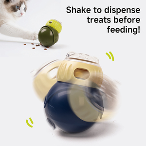 Palla Dispensatrice di Cibo per Animali Domestici in Silicone Portatile Non Impermeabile da 0,5 kg, Stile Taglio Arrotondato, Giocattolo Anti-Noia per Gatti e Cani, per Viaggi, Interni ed Esterni - Product Image 5