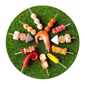 Jouets de cuisine d'extérieur pour enfants : Faux barbecue, aliments artificiels, jouets de bœuf rôti, jouets de barbecue, aliments de jeu, jouets de cuisine, modèle de cuisson, accessoires de photographie - Product Image 2