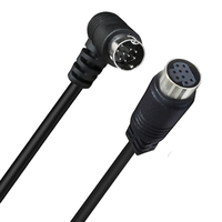 Hochwertiges Mini-DIN 9-Pin Koaxial-Verdrahtetes-Paar Stecker-Buchse DIN-Stecker S-Video Audio Stromkabel mit PVC-Ummantelung