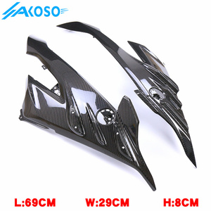 Cuerpo de motocicleta de fibra de carbono AKOSO 100% 3K, paneles de carenado lateral izquierdo y derecho para <span class=keywords><strong>BMW</strong></span> <span class=keywords><strong>S1000RR</strong></span> <span class=keywords><strong>2023</strong></span> 2024 - Product Image 6