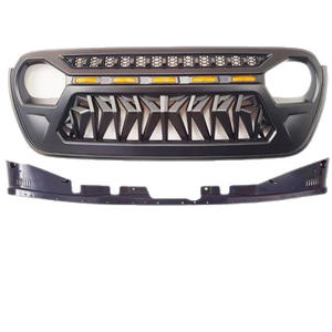 LUFENG Parachoques delantero Coche ABS Parrilla 4x4 Accesorios Rejilla 2018 2020 2021 2022 <span class=keywords><strong>2023</strong></span> 2024 2025 para Jeep Wrangler JL Gladiator <span class=keywords><strong>JT</strong></span> - Product Image 2