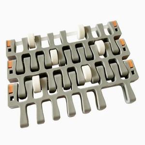 Fıstık <span class=keywords><strong>Pet</strong></span> şişe konveyör bant konveyör hattı için gömme ızgara plastik modüler konveyör bant tam otomatik taşıma ekipmanları - Product Image 2