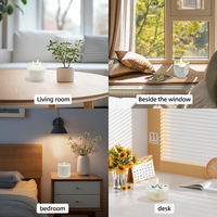 IKEDA Großhandel Hochwertige Mehrfarbige Bienenwachs Handgemachte Umweltfreundliche Individuelle Duft Matte Glasgefäße Duftkerzen