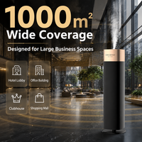 Diffuseur d'arômes intelligent électrique de luxe pour la maison et les hôtels, sans eau, à air froid, pour huiles essentielles, 500 ml