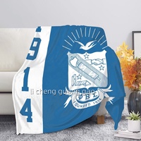 Couverture en flanelle personnalisée Phi Beta Sigma Sorority Fraternity, couverture douce et chaude pour canapé et lit, couverture de confort pour la maison