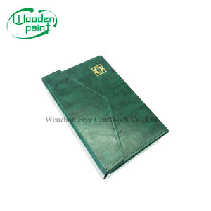 Bureau vert cosmétique support de stockage sac à thé boîte en cuir PU maison tissu organiser voiture articles divers timbres-<span class=keywords><strong>poste</strong></span> anniversaires livre - Product Image 4