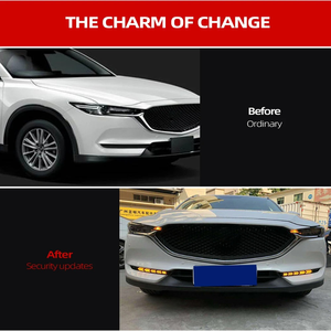 2 Piezas para Mazda CX-5 CX5 2017 2018 2019 2020 <span class=keywords><strong>2021</strong></span>, Luces LED de Circulación Diurna DRL de 12V, Función de Señal de Giro Amarilla, Blanca y Azul - Product Image 4