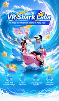 Équipement de jeu pour enfants, parc d'attractions, jeu interactif de réalité virtuelle, cinéma dynamique 9D, simulateur de plongée avec requin en réalité virtuelle pour les entreprises
