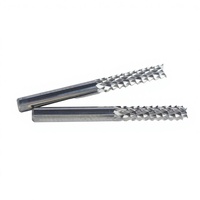 WEIX Fresa de carburo de tungsteno sólido de venta caliente para PCB con dientes de maíz para fresado de extremos