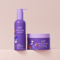 Contenant cosmétique écologique personnalisé 150 ml, shampoing Clean Beauty, beurre corporel, pot en plastique pour crème, flacon pompe pour lotion, ensemble de soins de la peau
