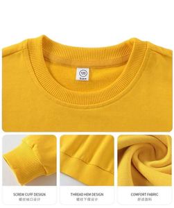 Suéter de Forro Polar para Niños Unisex con Logotipo Personalizado 2024, 100% Algodón, Tejido de Rizo, Transpirable, con Capucha, Ropa Deportiva - Product Image 3