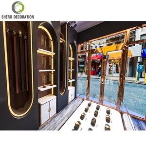 High-end Perfume Shop Display <b>Showcase</b> Supply Durable Perfume Display High Cabinet with Wooden Metal Perfume Shop Display Shelf - Product Image 4