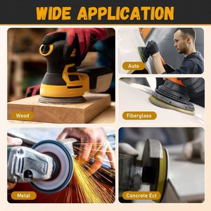 3M Hookit 6 Inch 150mm 236U 216U Paper <strong>Disc</strong> <strong>Sanding</strong> <strong>Discs</strong> For Obital Sander - Product Image 4