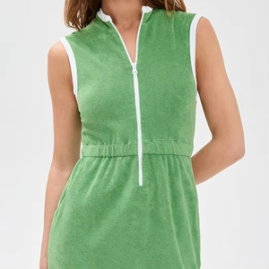 Stylish Comfort: Perfect Fit terry sweatshirt dress for Modern Women