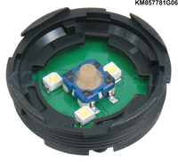 Base de bouton d'ascenseur Kone Km857781G06, design moderne, pièces pour usage hôtelier avec garantie d'un an, matériau PC