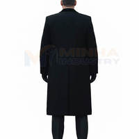 Manteau long en laine tricotée pour homme, simple boutonnage, écologique, respirant, de haute qualité, fabriqué en Chine