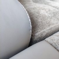 Fauteuil de pédicure électrique en cuir PU avec massage des pieds, réflexologie plantaire et trou facial, convertible en lit