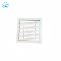 Diffuseur en alliage d'aluminium réglable, étanche à la pluie, simple ou double couche, système d'aération, grille de sortie d'air