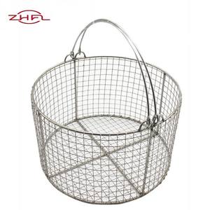 Cesta de Almacenamiento Rectangular Pequeña de Malla de Alambre de Acero Inoxidable 316 Ecológica para Almacenamiento Eficiente, Escurrido y Uso Multiusos - Product Image 4