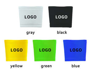 Protector de Espinilleras de Silicona de Venta Caliente de Fábrica, con Logotipo Personalizado, Bandas Cónicas, Equipo de Protección para Adultos y Niños, para Correr y Fútbol - Product Image 2