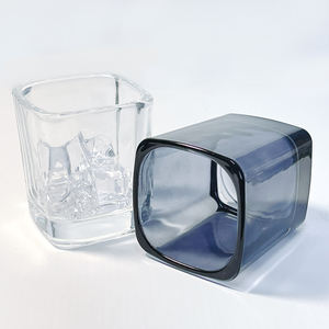 Taza de vela vacía de 200Ml de alta calidad, venta al por mayor, taza de vela perfumada de fondo grueso cuadrado a la venta - Product Image 2