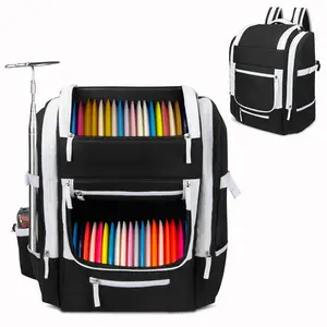 Custom Large Capacity Disc Golf Bag Multiple Storage Pockets Disc Golf Backpack