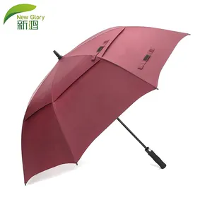 Suppliers manufacturer wholesale 30 inch large windproof logo prints promotional branded custom golf umbrella