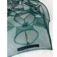 Pliable Portable 4 Trous 6 trous 8 Trous De Pêche Automatique Crevettes Piège Piège À Écrevisses Poulpe Piège À Filet De Pêche