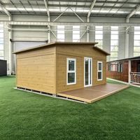 Maison Modulaire de Luxe Préfabriquée Extensible à Panneaux Sandwich, 4 Chambres, Montage Facile, pour Jardin ou Complexe Hôtelier