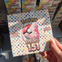 Carte Pokémon japonaise Pocket Monster Sv2a-151, paquet de boosters scellé en usine, collection élargie Crimson, matériau papier, pour les plus de 14 ans