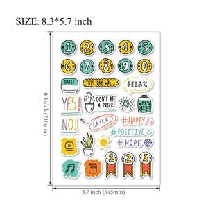 Planner מדבקה 240pcs בעבודת יד עבור Scrudy diy - Product Image 2