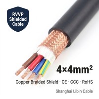 Harga Pabrik LiYCY 4G4 Kabel Berpelindung RVVP 4x4mm2 Tembaga Telanjang Terlilit Fleksibel untuk Mesin PLC Inverter