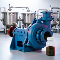 Pompe centrifuge à boue de moyenne intensité 100 x 125 mm à faible entretien pour la flottation des concentrés minéraux
