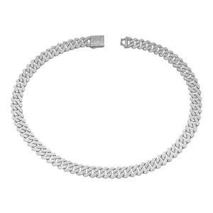 Collier cubain losange, chaîne losange intégrale, collier Street Auction, collier Tanjing Fashion Lijing - Product Image 5