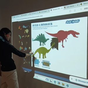 Jeux de puzzle mathématiques éducatifs pour enfants, jeux muraux interactifs d'intérieur avec fonction tactile et prise en charge Android/Windows - Product Image 5
