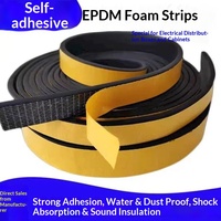 ZXQ Tira de Sellado Plana de Espuma de Goma EPDM Negra Personalizada, Tipo Universal, Resistente al Desgaste, Anticolisión, Adhesiva, Corte a Medida, China