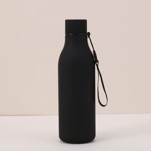 350ml 500ml 650ml Outdoor Sports Vacuum <b>Bottle</b>, 304 Stainless Material with Silicone Handle for Daily Outdoor Water Carrying - Product Image 3