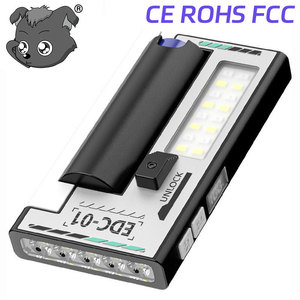 Multifunctional <b>Work</b> <b>Light</b> 5LED COB Side Magnetic Charging 21700 Outdoor Digital <b>LED</b> Flashlight IP65 Dimmable - Product Image 3