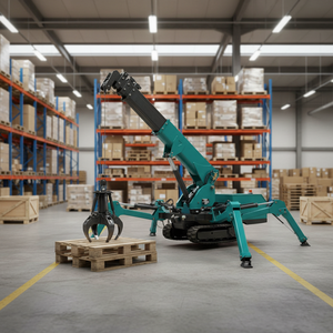 Grúa Araña Portátil con Certificación CE ISO, Grúa Telescópica Hidráulica, Grúa de Elevación, Grúa Araña para Trabajo Pesado en Interiores y Exteriores - Product Image 1