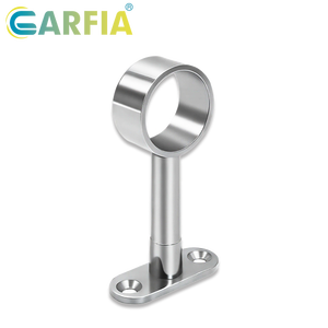 Supporto per palo appeso per <span class=keywords><strong>armadio</strong></span> moderno semplice di vendita caldo per supporto per palo per <span class=keywords><strong>armadio</strong></span> in tubo da 16*30mm supporto per tubo in lega di zinco - Product Image 2