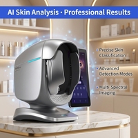 Analyseur de peau facial professionnel AI avec caméra WiFi HD, appareil d'analyse du visage et du corps pour usage commercial
