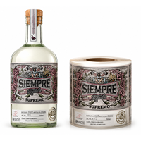 Étiquettes personnalisées pour tequila, autocollantes, imperméables, imprimées, pour bouteilles, étiquettes d'emballage pour spiritueux Mezcal, pour marques de spiritueux haut de gamme