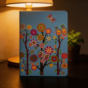 Bloc de Notas con Cubierta de PP Impresa con Diseño Floral Colorido y Patrón de Mariposas - Product Image 3