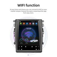 Stereo Mobil Jiawell 12.1 inci dengan GPS, USB, DSP, Kamera Mundur, Mendukung CarPlay dan Android Auto, WiFi Terintegrasi untuk Ford Mondeo 2012-2015