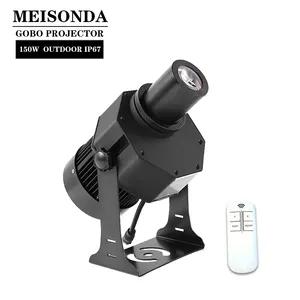 150W LED Gobo Projector Advertising Outdoor LED Projector Ip67 Hd Rotating Logo Projector Logo Lights Door Light Wedding