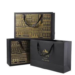 Beautiful Design Recyclable Kraft Paper Bag With Rope Handle Print Your logo Buy At Factory Price