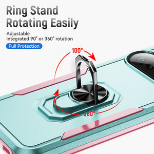 Funda Protectora Resistente y Duradera de TPU y PC 2 en 1 con Anillo Magnético, <span class=keywords><strong>a</strong></span> Prueba de Golpes, con Recortes Precisos para Google <span class=keywords><strong>Pixel</strong></span> 10 - Product Image 4