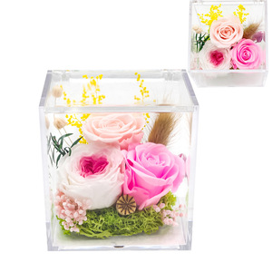 Nuevo Regalo para el Día de San Valentín y el Día de la Madre 2026: Rosa Real en Caja de Acrílico Transparente con Tapa Abatible, Regalo de Flor Eterna - Product Image 6